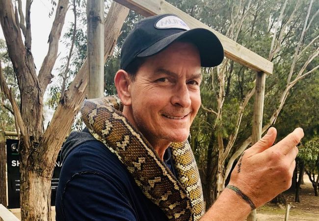 Lola Rose Sheen's father, Charlie Sheen. 